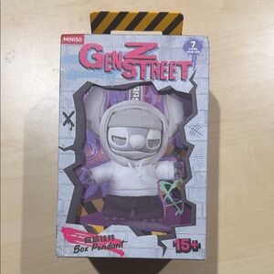 MINISO Gen Z Street Plush Box Pendant - STITCH